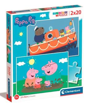 Dėlionė Clementoni Peppa Pig 24797, 19 cm x 27 cm, 40 vnt., įvairių spalvų