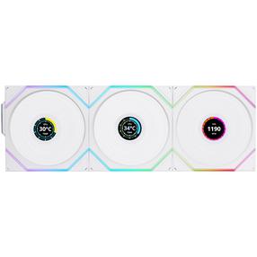 Oro aušintuvas korpusui Lian Li UNI FAN TL Wireless LCD 3-pack, 124 mm x 120 mm