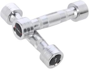 Svaru komplekts HMS Chrome Dumbbells, 2 x 1 kg