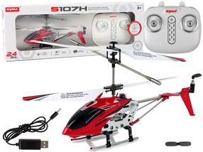Rc sraigtasparnis Syma S107H, balta sp./raudona sp.