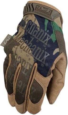 Рабочие перчатки Mechanix Wear The Original Woodland Camo MG-77-011, коричневый цв./зеленый цв., XL, 2 шт.