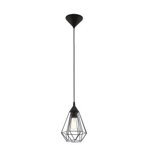 Šviestuvas kabinamas Eglo Tarbes 94187, E27, 1 x 60 W, juoda sp. / juoda sp.