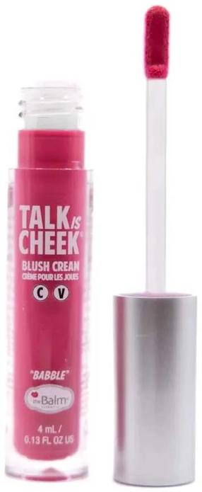 Šķidrie sārtumi The Balm Talk Is Cheek, babble krās., 4 ml