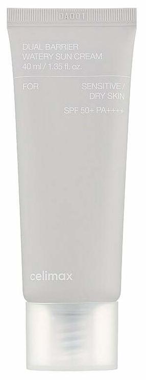 Крем для ухода за загаром для лица Celimax Dual Barrier SPF50+, 40 мл