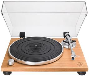 Plaadimängija Audio-Technica AT-LPW30TK Fully Manual Belt-Drive Turntable, läbipaistev v./beež v.