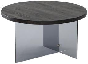 Kavos staliukas Kalune Design Serenity, antracito sp./tamsiai pilka sp., 70 cm x 70 cm x 40 cm