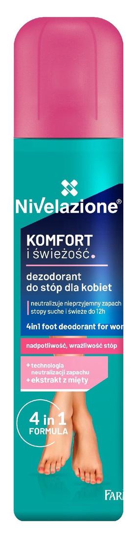 Дезодорант для ног Farmona Comfort and Freshness 4in1, 180 мл