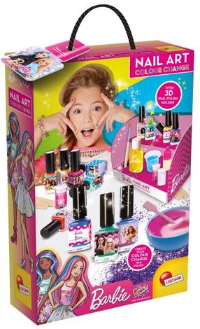 Kosmētikas komplekts Lisciani Barbie Nail Art, daudzkrāsaina