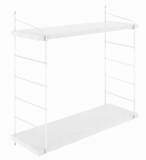 Sienas plaukts Kalune Design Armoni 2'li, balta krās., 58 cm x 20 cm x 72 cm