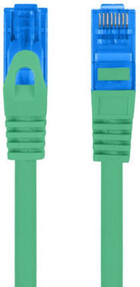 Laidas Lanberg Patchcord RJ45 Cat.6A S/FTP RJ-45, RJ-45, 10 m, žalia sp.