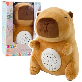 Projektorius - migdukas kūdikiams Lean Toys Capybara, ruda sp.