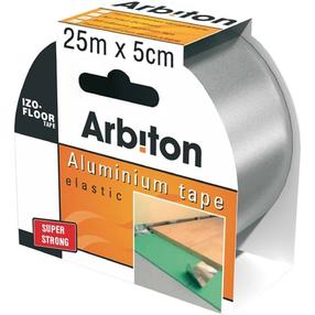 Aliuminio juosta paklotams Underlay Foil Tape, 25 m x 50 mm