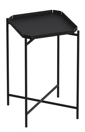 Kavos staliukas Kalune Design SHB-008, juoda sp., 46 cm x 46 cm x 56 cm