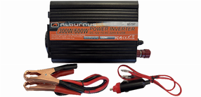 Įtampos keitiklis Alburnus, juoda sp., 220 V, 0.3 - 0.6 kW