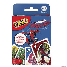 Uno kāršu spēle Mattel Games The Amazing Spider-Man, daudzkrāsains