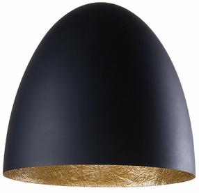 Lampas abažūrs griesti Nowodvorski Cameleon Egg 8607, 1, melna krās. / -