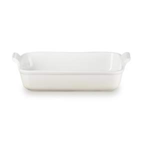 Keramiskais cepamais trauks Le Creuset Heritage Stoneware, balta krās., 39 cm x 25.4 cm, 4 l