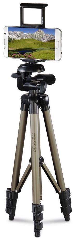 Selfiju statīvs Hama Tripod 106 3D, melna krās./bronzas krās.