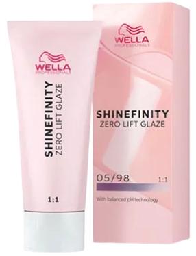 Matu krāsa Wella Professionals Shinefinity, steel orchid krās., 05/98, 60 ml