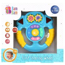 Edukacinis vairas BamBam First Steering Wheel, 3 cm, (spalva/dizainas parenkami atsitiktine tvarka)