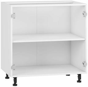 Karkass, alumise kapi jaoks Vento D-80/82, 52 cm x 80 cm, 82 cm, valge v.