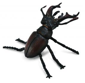 Фигурка-игрушка Collecta Stag Beetle 88703, 6.5 см, коричневый цв.
