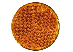 Auto atstarotājs līmējošs, dzeltena krās., apaļa