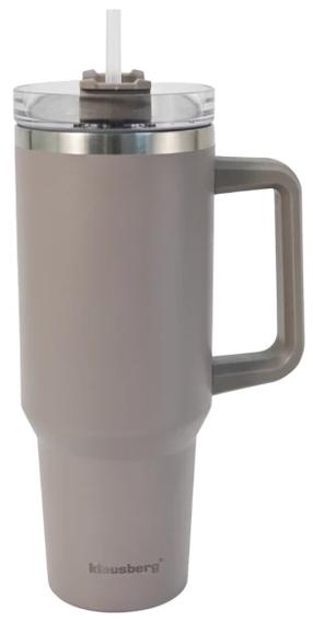 Termostass Klausberg Thermal Mug With Straw, 1.1 l, hall v.