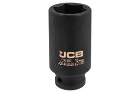 Kuusnurkne löögipistikupesa JCB 4458528, 28 mm, 1/2"