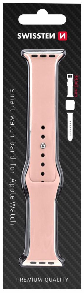 Siksniņa Swissten, Silicone Band, rozā krās.