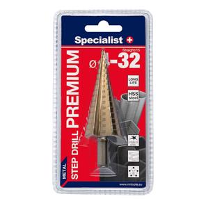 Grąžtas Specialist+, universalus, tiesus, 32 mm x 1.6 cm