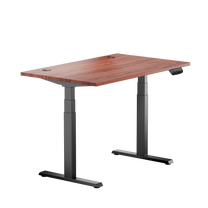 Datorgalds regulējams augstums Up Up Thor KD-57021PT/B-D32-80M, 120 cm x 75 cm, 62 - 128 cm, melns krās./valriekstu krās.