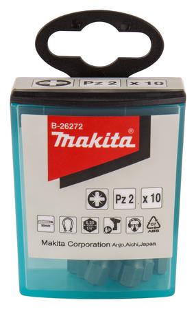 Набор битов для отверток Makita B-26272, PZ2, 50 мм, 1/4"