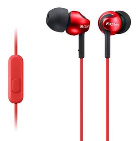 Juhtmega kõrvaklapid Sony MDR-EX110AP, punane v.