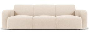 Sofa Micadoni Home Molino MIC_3S_101_F1_MOLINO2, smėlio sp., 95 x 235 cm x 72 cm