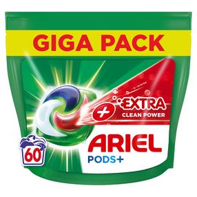 Kapsulas mazgāšanai Ariel Extra Clean Power, 60 gab.
