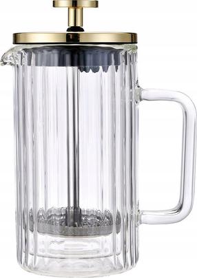 Kavinukas French Press Klausberg KB 7760, 0.6 l, skaidri sp./aukso sp./juoda sp.