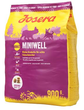 Sausā suņu barība Josera Miniwell Mini Adult JOS0253, mājputnu gaļa, 0.9 kg