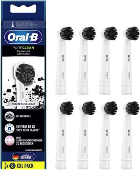 Elektrilise hambaharja otsik Braun Active Charcoal, valge v., 8 tk