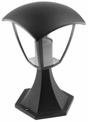 Pastatomas lauko šviestuvas GTV Marina PS, 20W, E27, IP54, juoda sp., 17.1 cm x 28.9 cm