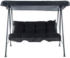 Lauko sūpynės Patio Tora D002-07PB, antracito sp., 175 cm x 95 cm x 140 cm