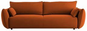Dīvāns-gulta Cosmopolitan Design Matera Velvet Salvador 14, terracotta krās., 108 x 240 cm x 86 cm