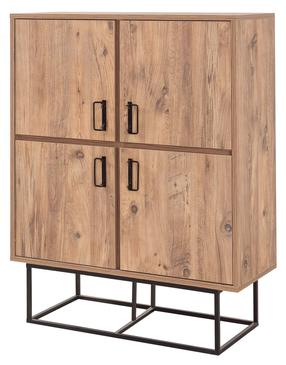 Spintelė Kalune Design Quantum Solo 863SPH3905, ruda sp., 93 cm x 36 cm x 115 cm