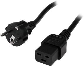 Juhe StarTech Schuko CEE7 to IEC 320 C19 PXTEUC192M Schuko, IEC 320 C19, 2 m, must v.