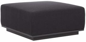 Pufas Home4you Fuller 24121, tamsiai pilka sp., 83 cm x 83 cm x 42 cm