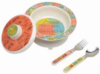 Indų komplektas Sugar Booger, 9 mėn., plastikas/nerūdijantysis plienas/silikonas