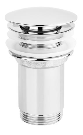 Äravoolusüsteem vannitoavalamu jaoks/vanni jaoks Invena, 100 mm, click clack-funktsioon, kroom v.