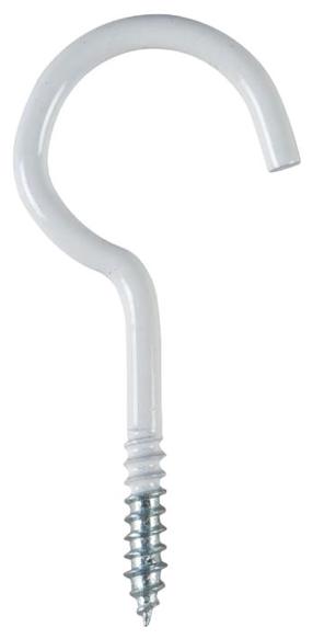 Konkskruvi Essve, 18x60 mm, valge v., 6 tk