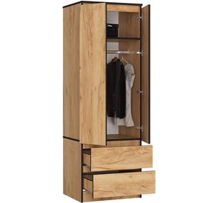 Spinta Akord Furniture Factory Star, ąžuolo sp., 51 cm x 60 cm x 180 cm