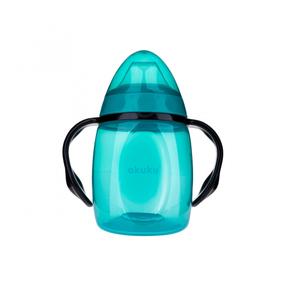 Puodelis su snapeliu Akuku Non Spill A0366, 280 ml, 9 mėn., plastikas, turkio sp.